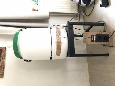Cuve de fermentation avec régulateur de t° fait maison